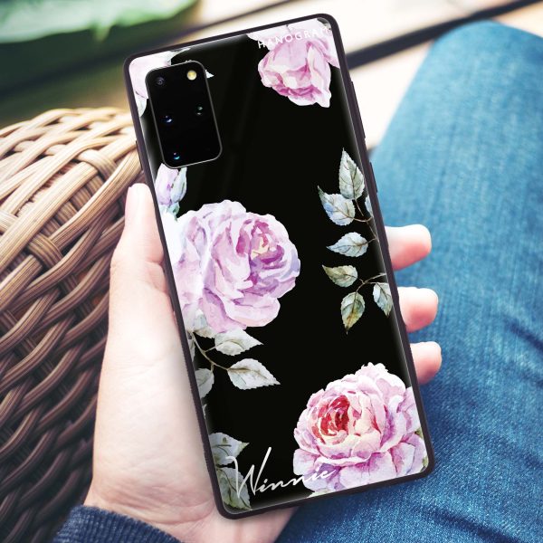 Classic Floral Samsung S20 Plus Glass Case Fashion