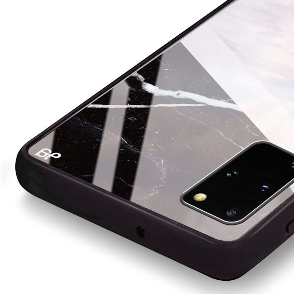 Black & White Marble Samsung S20 Glass Case Online Sale