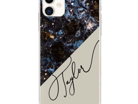 Black Marble iPhone 11 Ultra Clear Case Cheap