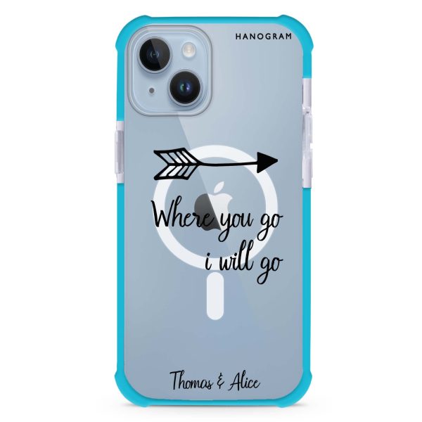 Always love together iPhone 14 Plus MagSafe Compatible Ultra Shockproof Case Online