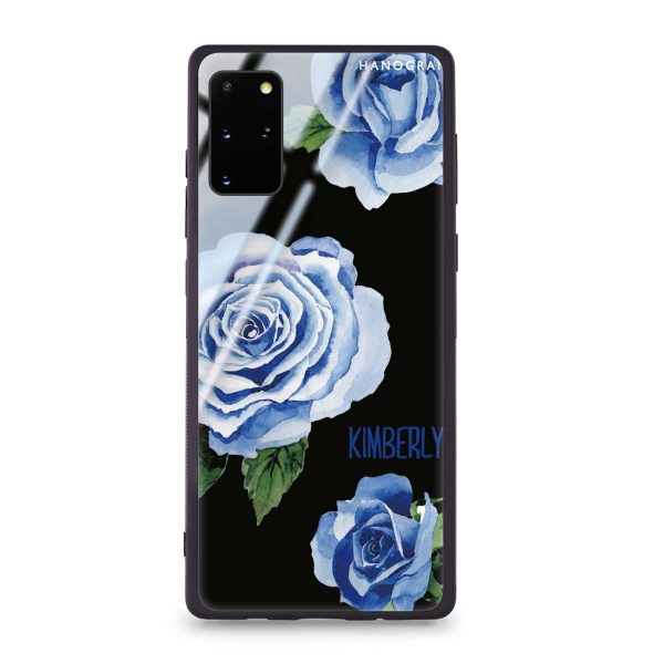 Blue Rose Samsung S20 Glass Case For Discount