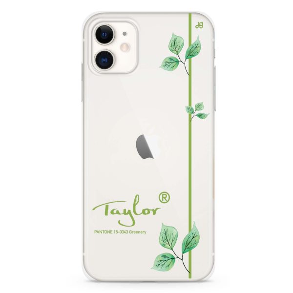 #15-0343 Greenery II iPhone 11 Ultra Clear Case Online now