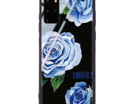 Blue Rose Samsung S20 Plus Glass Case Online now