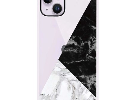 Black And White Marble iPhone 14 Impact Guard Bumper Case Discount