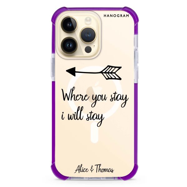 Always love together iPhone 13 Pro MagSafe Compatible Ultra Shockproof Case Supply