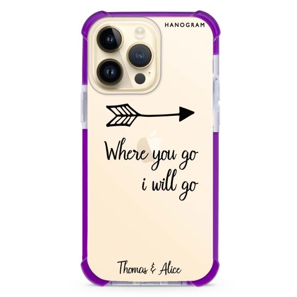 Always love together iPhone 14 Pro Max Ultra Shockproof Case For Discount