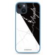 Black And White Marble iPhone 15 Plus Impact Guard Bumper Case For Discount