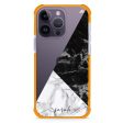 Black And White Marble iPhone 13 Pro Ultra Shockproof Case on Sale