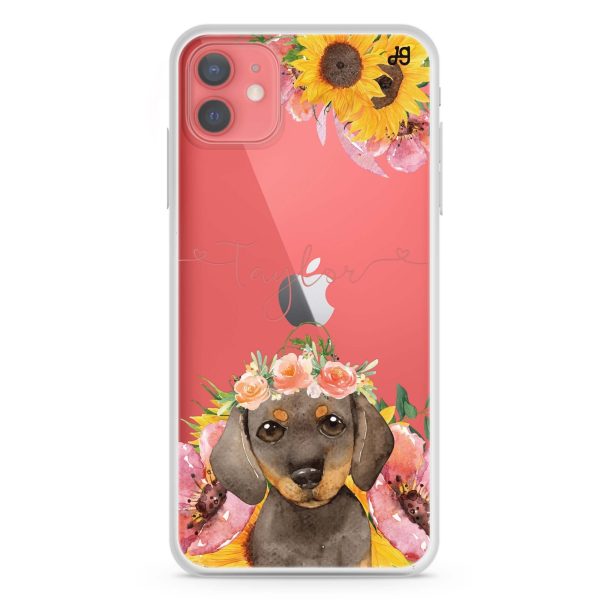 Sunflower Puppy iPhone 12 mini Ultra Clear Case Supply