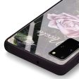 Black Marble Rose Samsung S20 Glass Case on Sale