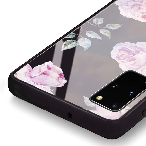 Classic Floral Samsung S20 Plus Glass Case Fashion