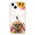 Sunflower Puppy iPhone 14 Ultra Clear Case Cheap