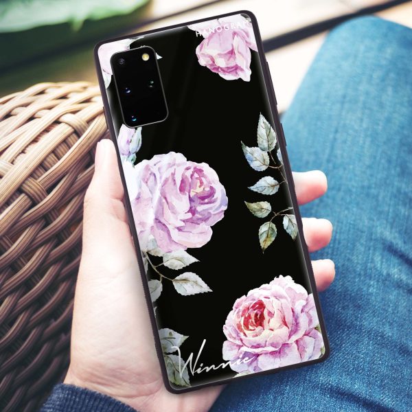 Classic Floral Samsung S20 Glass Case Hot on Sale