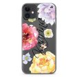 Colorful Watercolor Flowers iPhone 11 Ultra Clear Case on Sale