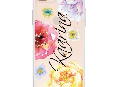 Colorful Watercolor Flowers iPhone 8 Plus Ultra Clear Case Discount