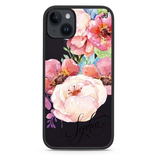 Awakening Watercolor Flowers iPhone 15 Impact Guard Bumper Case Fashion