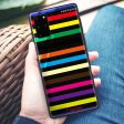 colorful stripe Samsung S20 Plus Glass Case Online Sale