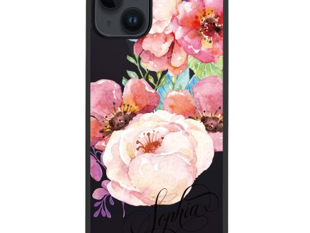 Awakening Watercolor Flowers iPhone 15 Plus Impact Guard Bumper Case Discount