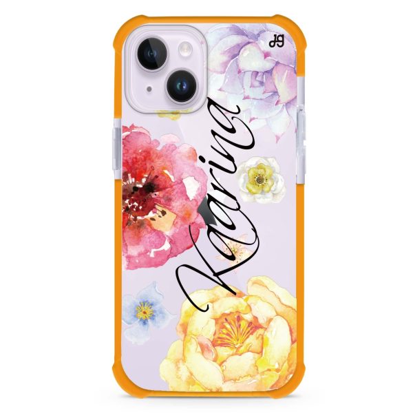 Colorful Watercolor Flowers iPhone 12 Mini Ultra Shockproof Case Online Sale