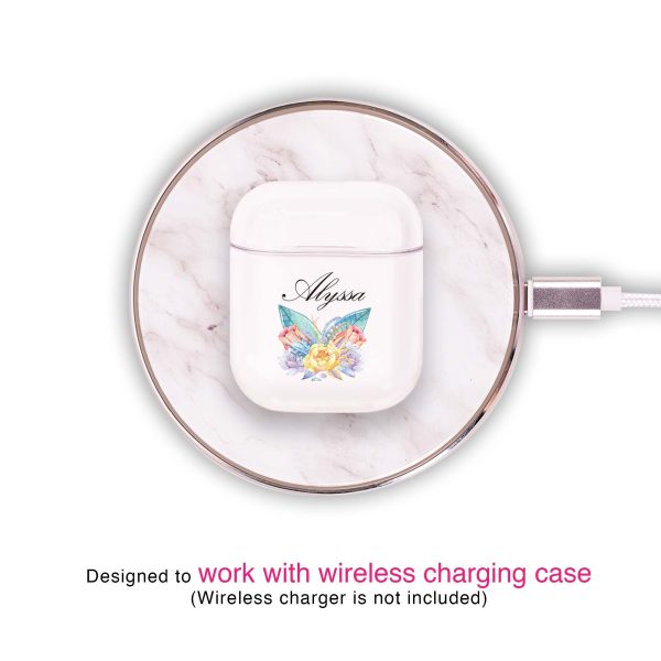 Butterfly and Abloom Rose Airpods Case Discount