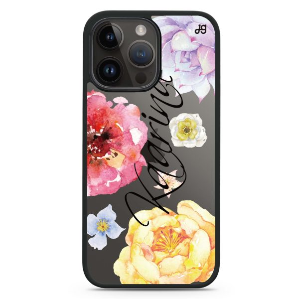 Colorful Watercolor Flowers Impact Guard Bumper Case For Sale