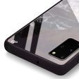 Black And White Marble Samsung S20 Glass Case Fashion