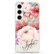 Awakening Watercolor Flowers Samsung Galaxy Ultra Clear Case Cheap