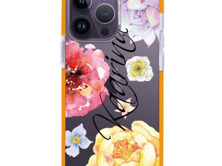 Colorful Watercolor Flowers iPhone 13 Pro Max Ultra Shockproof Case Online Hot Sale