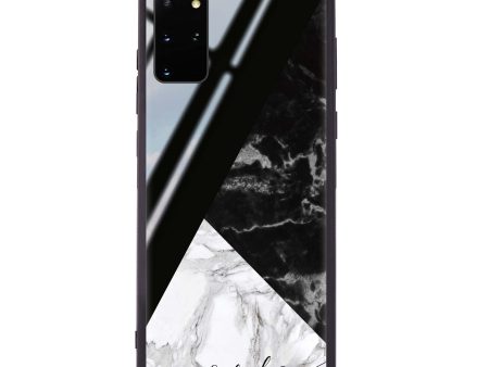 Black And White Marble Samsung S20 Glass Case Fashion