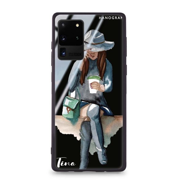 Coffee Girl Samsung Glass Case Hot on Sale