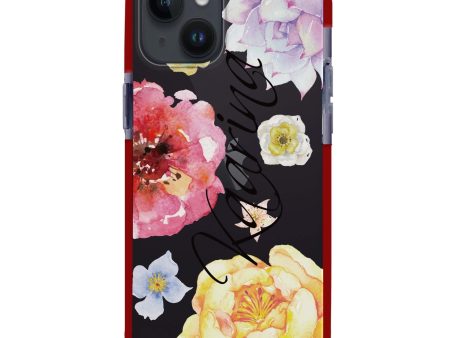 Colorful Watercolor Flowers iPhone 12 Ultra Shockproof Case For Discount