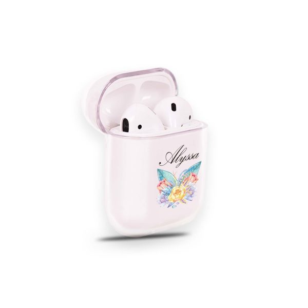 Butterfly and Abloom Rose Airpods Case Discount