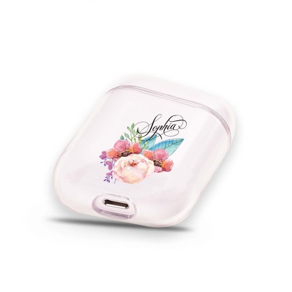 Awakening Watercolor Flowers Airpods Case Discount