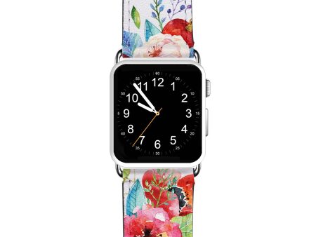 Awakening Watercolor Flowers Florals APPLE WATCH BANDS Online