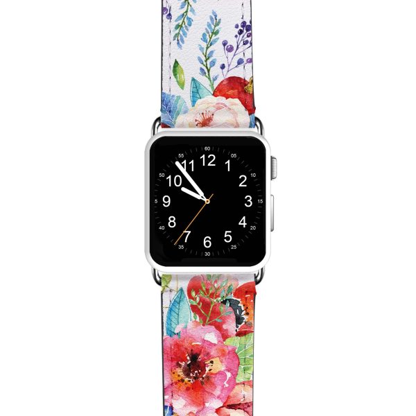 Awakening Watercolor Flowers Florals APPLE WATCH BANDS Online