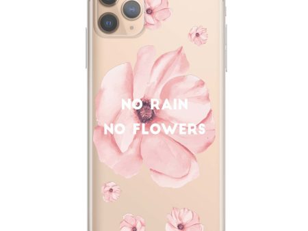 No rain No flowers iPhone 11 Pro Max Ultra Clear Case Online now