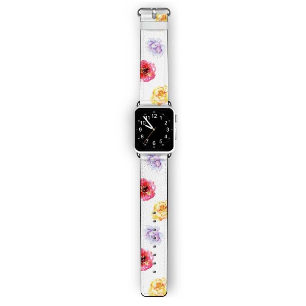 Colorful Watercolor Flowers APPLE WATCH BANDS Hot on Sale