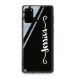 Casual Vertical Name Samsung S20 Plus Glass Case Hot on Sale