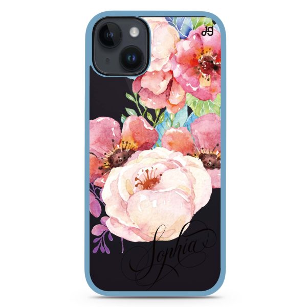 Awakening Watercolor Flowers iPhone 15 Impact Guard Bumper Case Fashion