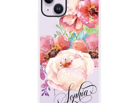 Awakening Watercolor Flowers iPhone 15 Impact Guard Bumper Case Fashion