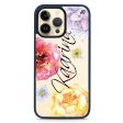 Colorful Watercolor Flowers Impact Guard Bumper Case For Sale