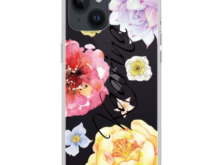 Colorful Watercolor Flowers iPhone 13 Mini Ultra Clear Case Supply