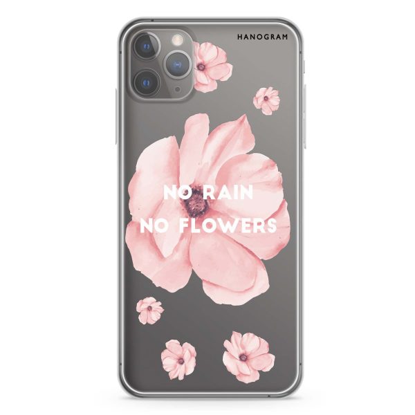 No rain No flowers iPhone 11 Pro Max Ultra Clear Case Online now