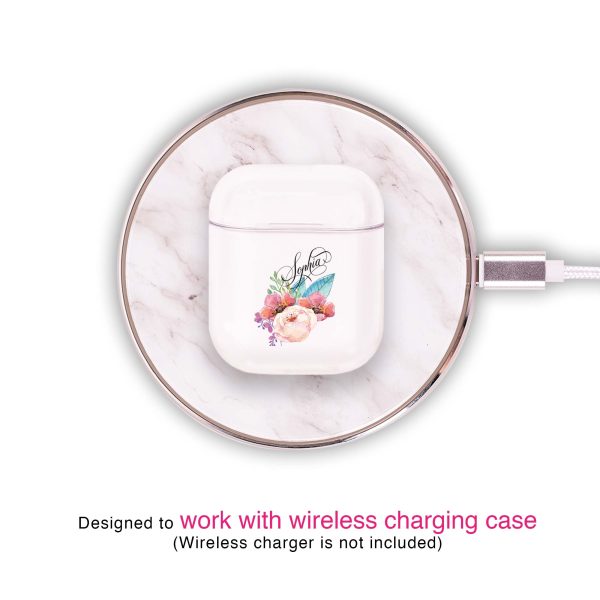 Awakening Watercolor Flowers Airpods Case Discount