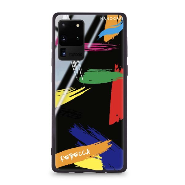 Brush Paint Samsung Glass Case Online Sale