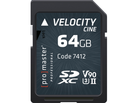 Promaster SDXC 64GB Velocity CINE For Discount