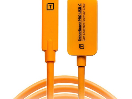 Tether Tools TetherBoost Pro USB Type-C Core Controller Extension Cable (16, High-Visibility Orange) Sale