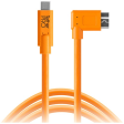 Tether Tools TetherPro USB Type-C Male to Micro-USB 3.0 Type B Male Cable (15, Orange, Right-Angle) Online Hot Sale