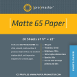 Promaster Matte 65 Paper 17 x22  - 20 Sheets Discount