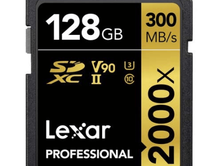 Lexar Pro 128GB 2000x SDXC UHS-II Memory Card For Cheap